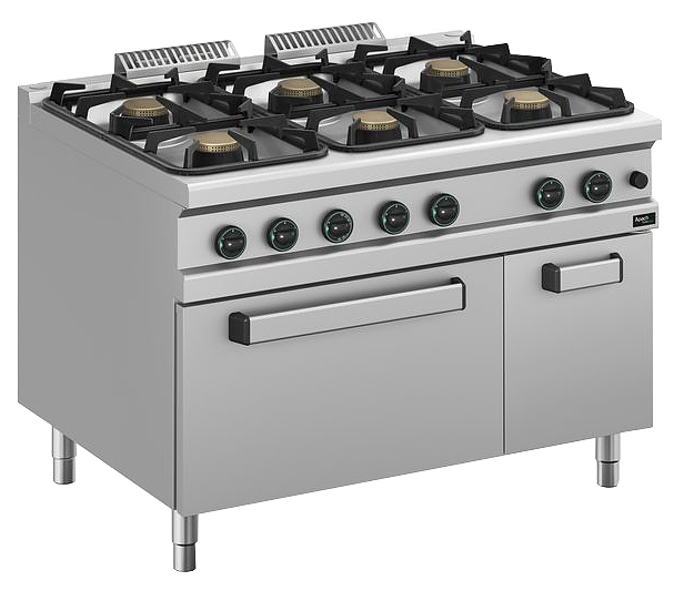 Плита газовая Apach Cook Line APRG-129FG/PL